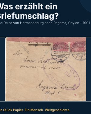 📬 EIN BRIEF VON 1901 – EINE GESCHICHTE UM DIE HALBE WELT!

Zwei Briefmarken, eine handschriftliche Anschrift und ungewöhnliche Stempel. Was erzählen…